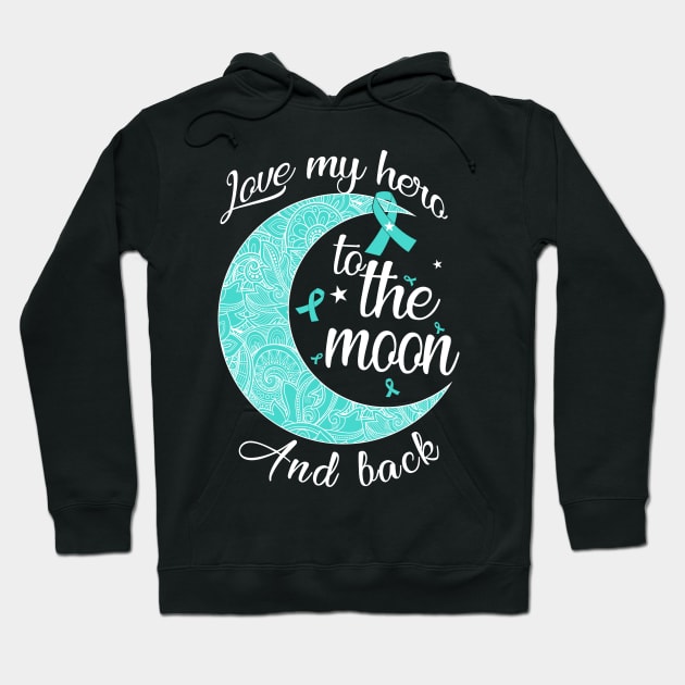 love ptsd hero to the moon Hoodie by TeesCircle